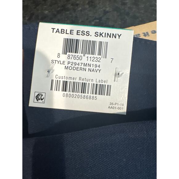 Alfani Tummy Control Skinny Pants Navy Women's Size 16 - Picture 8 of 10